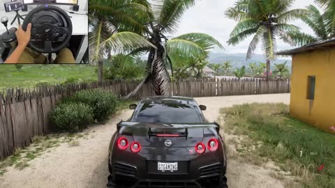 1000HP Nissan GTR NISMO | Forza Horizon 5 | Thrustmaster T300RS gameplay-3