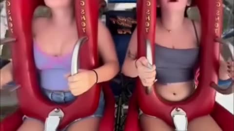 OMG___ Wait for End_ The secret is OUT_ Slingshot Ride Girl Reaction