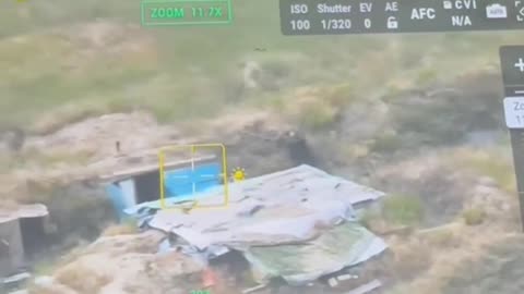 🇷🇺🇺🇦A spectacular drone flight into an enemy hideout performed by a UAV operator from the Moses