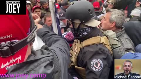 Longer Version of DC Capitol Police Michael Fanone on January 6th.