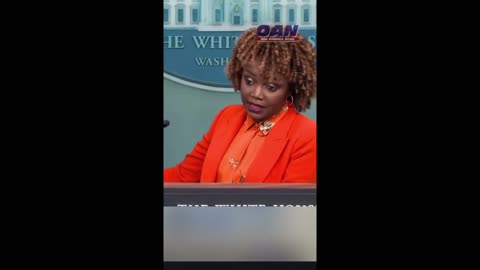 Peter Doocy confronts White House Press Secretary, BUCKWHEAT...Karine Jean-Pierre