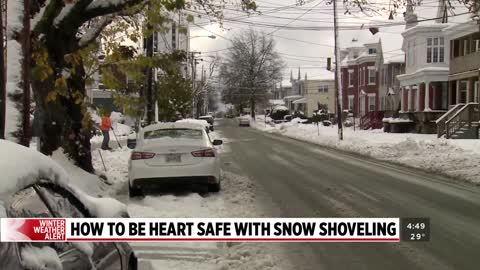 How to be heart safe with snow shoveling