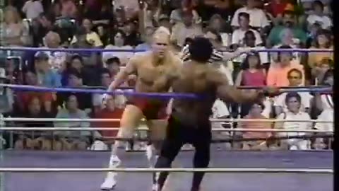 (1991.06.27) Ron Simmons vs Steve Austin - WCW