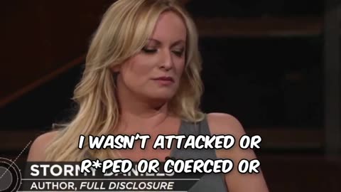 Stormy Daniels in 2018 telling Bill Maher she 'wasn't coerced' via#ToreSays