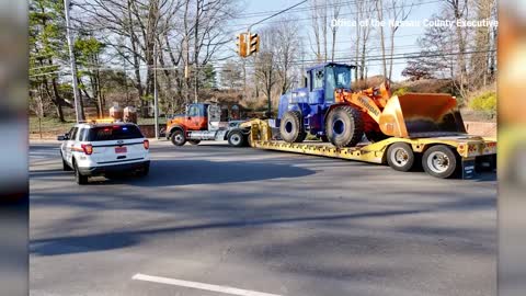 Nassau County employees assist in Erie County's recovery from winter storm