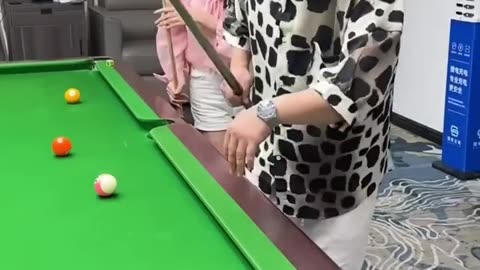 Funny billiard moment part 1