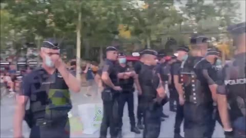 BREAKING : France Heavy Police Present At Food Festival While Cities Are Lawless!! TNTV