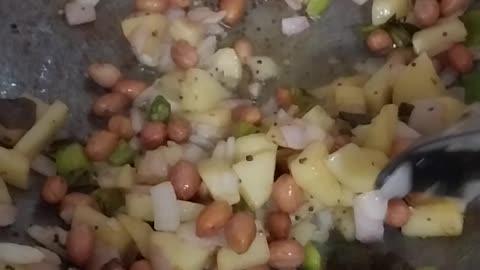 Indian style Rice corn poha