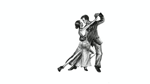 Argentine Tango time-lapse art (No. 314)