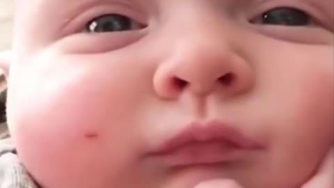 Funny cute baby