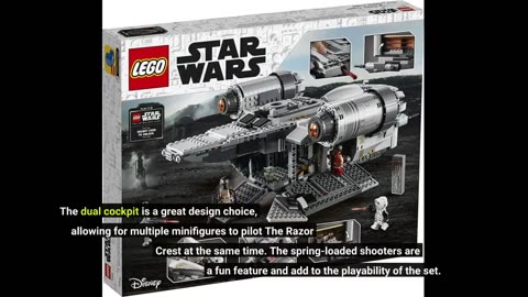 Real Comments: LEGO Star Wars The Razor Crest 75292 Mandalorian Starship Toy, Gift Idea for Kid...