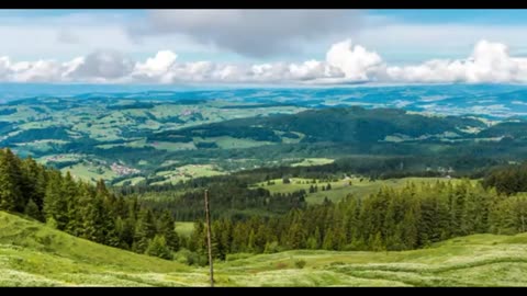 GreeN Mountains #Green Teers# Stars in Night#Amaizing views#Cow Animals #