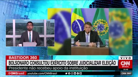 Bolsonaro consultou o Exército sobre judicializar a eleição | CNN 360º