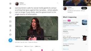 Liberal fascist,Jassinda Arden, believes free speech is a dangerous weapon!!!