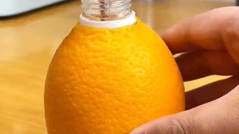 Good idea🍊#foryou #handmade #fruit #DIY #drink #satisfying #foodtiktok #idea #LifeHack #LearnOnTikTo