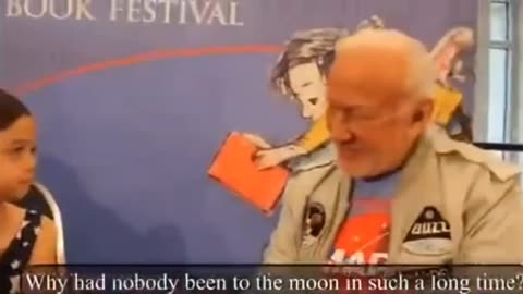 Astronaut Buzz Aldrin Saying They Never Went to the Moon