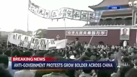 Shanghai Citizens Protest Chinese Government