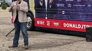 Inspiring Michigan Patriots in Portage: Trump Bus Tour Driving Freedom and a Stronger Future