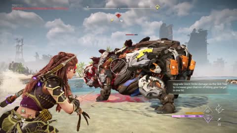 Horizon Forbidden West silent strike Knockdown + kd damage Coil