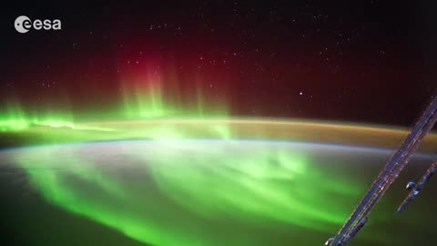 Stunning view of aurora over New Zealand