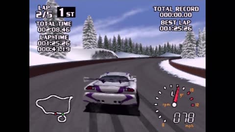 World Driver Championship (Actual N64 Capture) - Excalibur Mystic Ghost on Les Gets