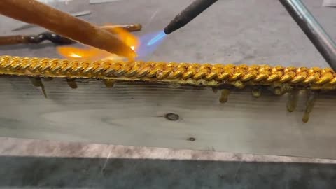 Making a Pure Gold Cuban Link Chain (Handmade 24 Karat)