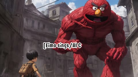 [Elmo sings/AI Cover] Attack on Titan/Shingeki no Kyojin Season 3 OP YOSHIKI feat. HYDE - Red Swan