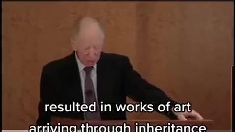 💀 Jacob Rothschild ammette che la famiglia Rothschild ..