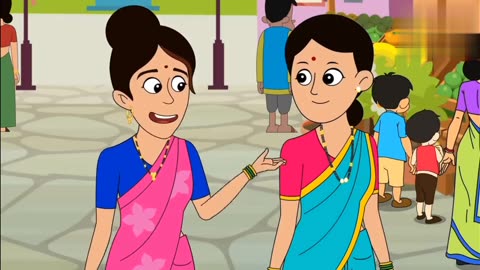 मुंबई गणपति के दर्शन | गट्टू चिंकी चले मुंबई | Ganesh Chaturthi Special | 2D Animation Hindi Stories