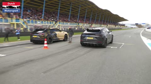 Tuned cars and supercars drag racing!