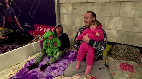 Life in a Kyiv metro shelter over 24 days of war