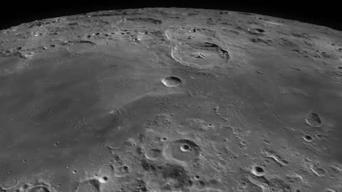 Moon - Close Up View - Real Sound. HD