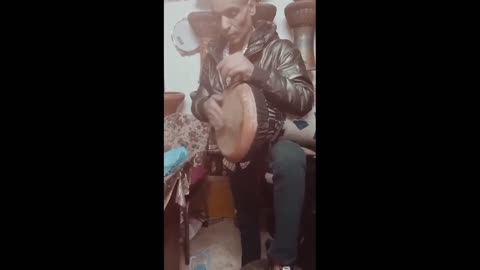 Eastern Egyptian rhythm on the darbuka instrument