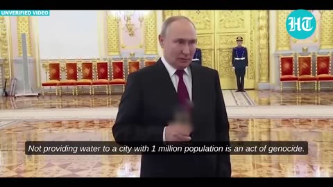 'Drunk' Putin asks 'who started it' while talking about Russia-Ukraine war in viral video | Watch