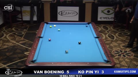 CSI Presents The Kamui Challenge: Shane Van Boening vs Ko Pin Yi Pt.1