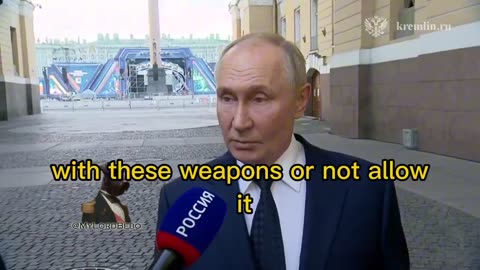 Putin: The Red line is clear as day. The ball is now in NATO's court