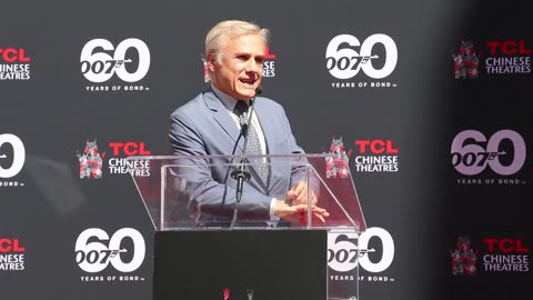 Christoph Waltz speech at Michael G. Wilson & Barbara Broccoli Handprints Ceremony