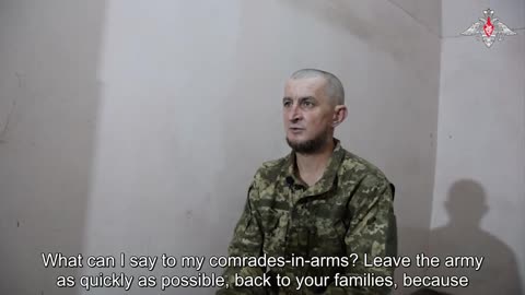 Captured Ukrainian serviceman tells that AFU commanders treat soldiers as cannon fodder