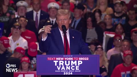 WATCH: Trump delivers remarks at campaign rally in Uniondale, New York