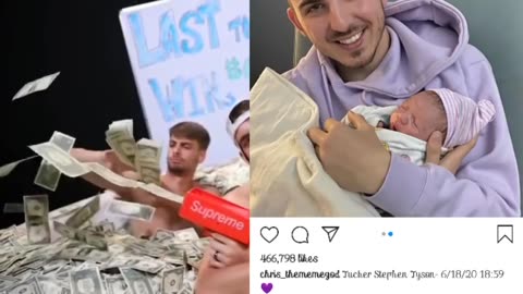 "Chris Tyson" from mrbeast crew welcomes first child today "congratulations Chris"