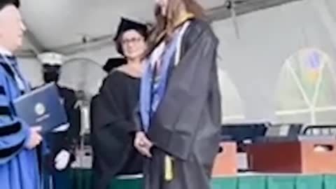 Marine surprises sister at college graduation