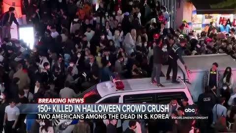 ore than 150 killed in Seoul crowd crush