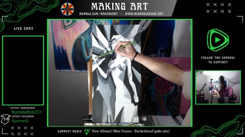 Live Painting - Making Art 9-20-23 - Chill Out & Paint