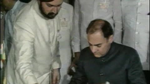 Indira and Rajiv Gandhi