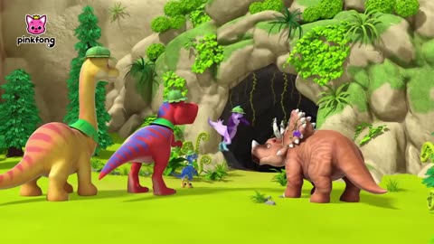 T-Rex Dance more _ Pinkfong's Little Dino School [Ep 7-12] _ Cartoon & Song _ Pi