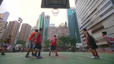 Tracking Under Basketball Net