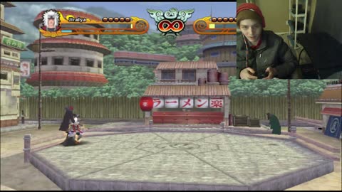 Jiraiya VS Granny Chiyo In A Naruto Shippuden Clash of Ninja Revolution 3 Battle