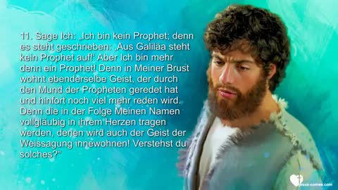 Verhältnis eines Propheten zu Gott & den Menschen... Jesus erklärt ❤️ Das Grosse Johannes Evangelium