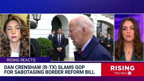 Dan Crenshaw SLAMS Republicans SabotagingBorder Bill To Screw Biden: Amber & Jessica React