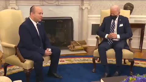 "Joe Biden Dozes Off with Naftali Bennett"